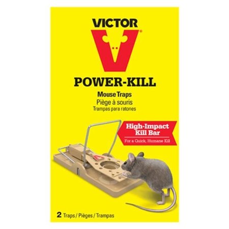 WOODSTREAM Woodstream M142S Power Kill Mouse Trap; 2 Pack 172084